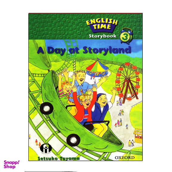 کتاب English Time Storybook 3 A Day At Storyland اثر Setsuko Toyama انتشارات الوندپویان به همراه سی دی
