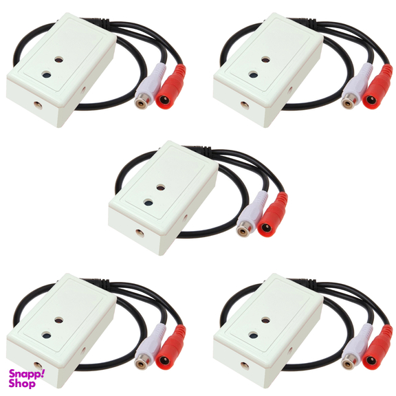 میکروفون دوربین مداربسته مدل RM-4S بسته 5 عددی