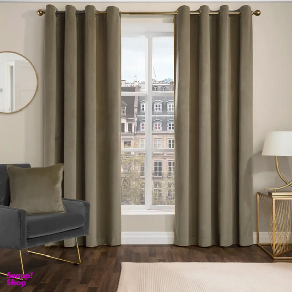 پرده پانچ مدل chanel hazan style FCLT90014 سایز 280×150 سانتی متر
