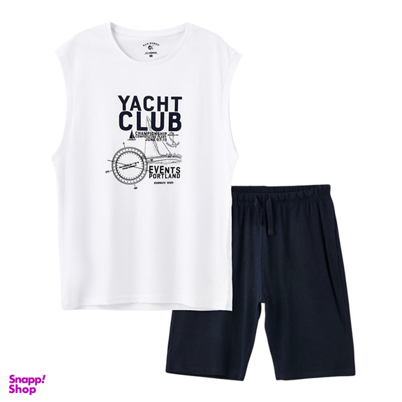 ست تاپ و شلوارک مردانه ال سی وایکیکی مدل آنتی باکتریال ترمال