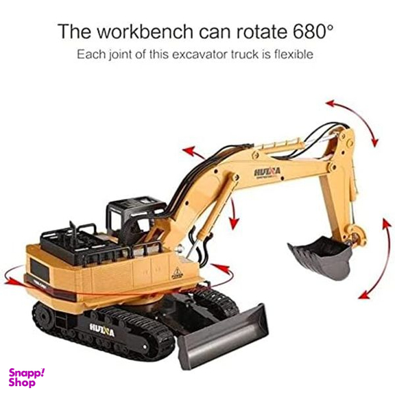 ماشین بازی کنترلی هوینا مدل HUINA 1510 RC Excavator