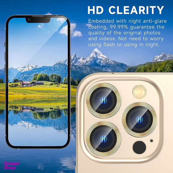 محافظ لنز دوربین بوف مدل HD-ColorLenz-G مناسب برای گوشی موبایل اپل Iphone 15  / 15 Plus