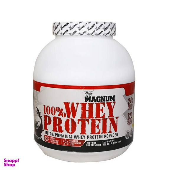 پودر وی پروتئین با طعم کوکی کرم مگنوم وزن 1818 گرم