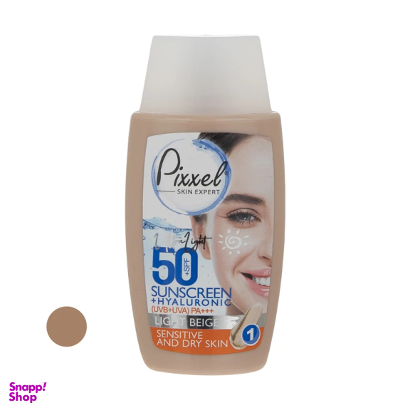 کرم ضد آفتاب رنگی پیکسل مدل Light Beige حجم 50 میلی لیتر