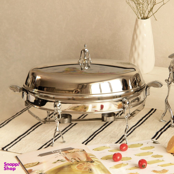 سوفله خوری سالی نو مدل آدمک استیل کد 3005-SS