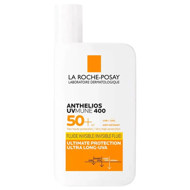 فلوئید ضد آفتاب بی رنگ لاروش پوزای مدل Invisible Fluid با SPF50 حجم 50 میلی لیتر