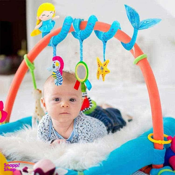 آویز مارپیچ تخت کودک مدل پری دریایی کد 1