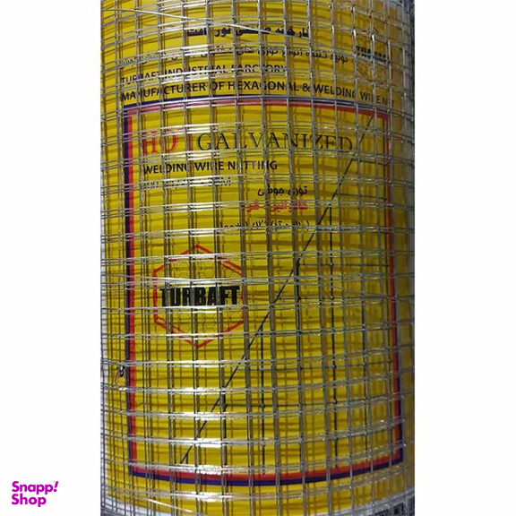 توری جوشی مدل گالوانیزه گرم چشمه کد TB_120 سایز 1.2 اینچ