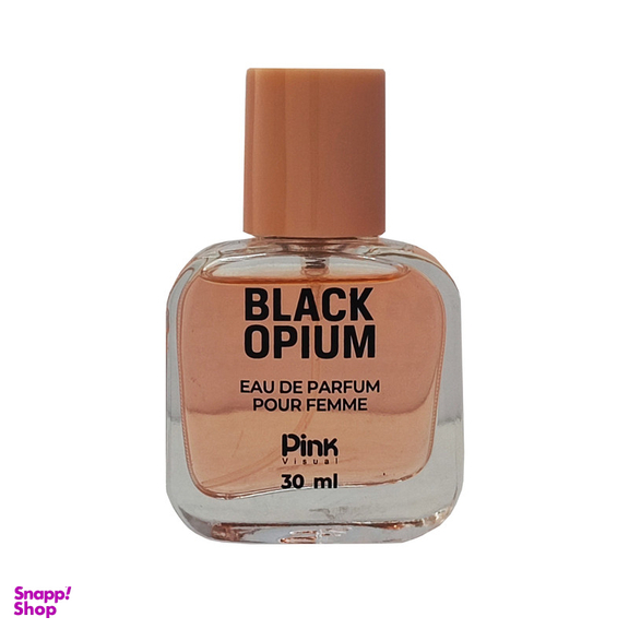 عطر جیبی زنانه پینک ویژوآل مدل Black Opium حجم 30 میلی لیتر