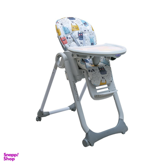 صندلی غذاخوری کودک دلیجان مدل میلانو طرح شیطونک