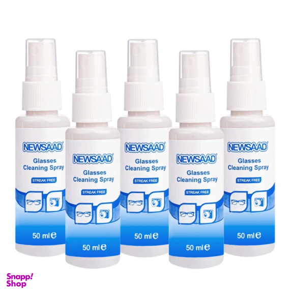 اسپری پاک کننده عینک نیوساد مدل 5 مجموعه 5 عددی