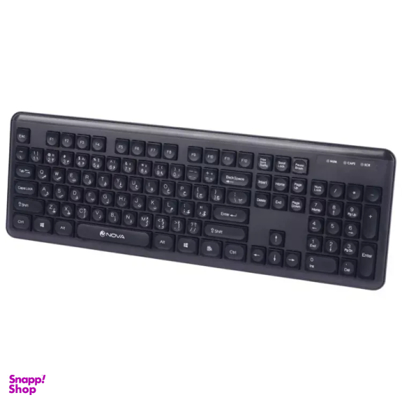 کیبورد و ماوس بی سیم نوا مدل NKM-1402WL