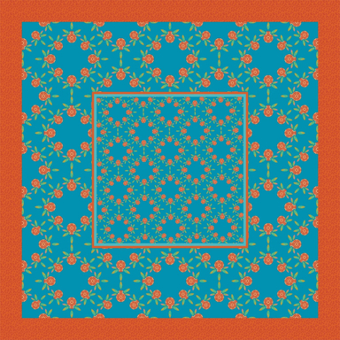 دستمال جیب مردانه گواپو طرح انار