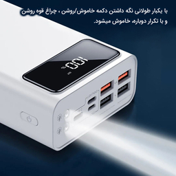 پاوربانک پاواریال مدل PB-92 ظرفیت 30000 میلی آمپر ساعت