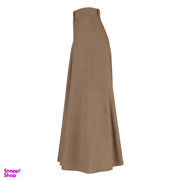 دامن زنانه سرژه مدل 210213 رنگ قهوه ای