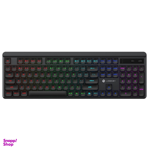 کیبورد بی‌ سیم مخصوص بازی مکانیکال لاجیکی مدل K520B