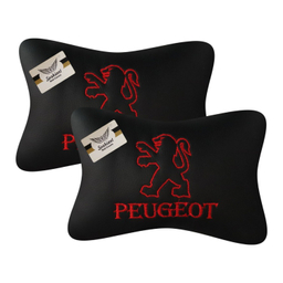 پشت گردنی صندلی خودرو طرح آرم پژو کد P