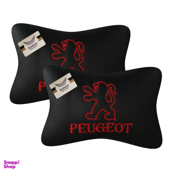 پشت گردنی صندلی خودرو طرح آرم پژو کد P