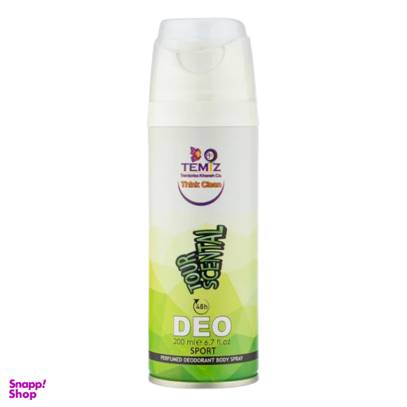 اسپری بدن تمیز مدل Tour Scential حجم 200 میلی لیتر