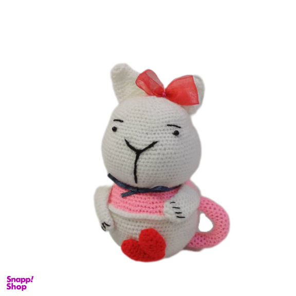 عروسک بافتنی مدل ماگ valentine