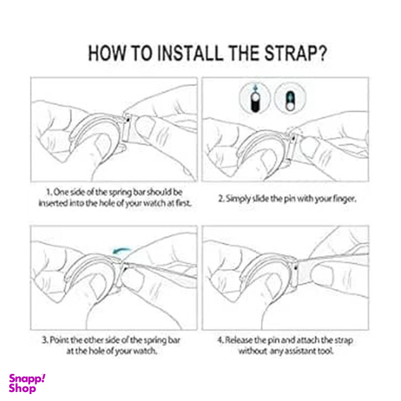 بند اپیکوی مدل SiliconeMag20 سایز 20mm مناسب برای ساعت هوشمند سامسونگ سری Galaxy Watch 4/5/5 Pro/6/ َActive1/2