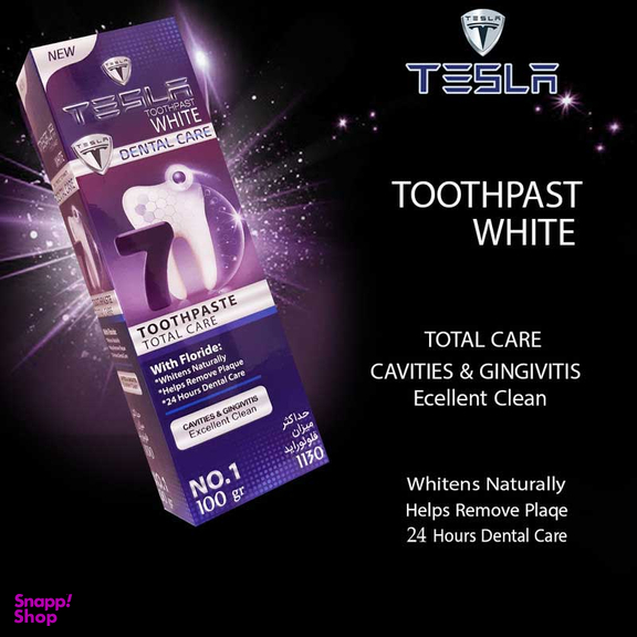 خمیر دندان تسلا مدل 7Total Care وزن 100 گرم