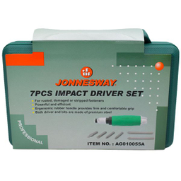 پیچ گوشتی ضربه خور جانزوی مدل AG010055A  مجموعه 7 عددی