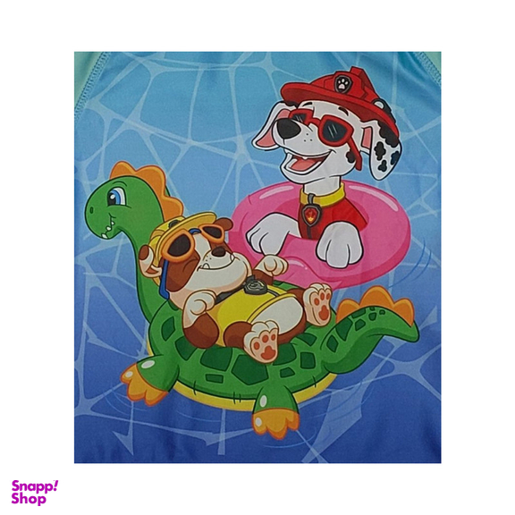 مایو پسرانه پاو پاترول مدل 6418 رنگ آبی