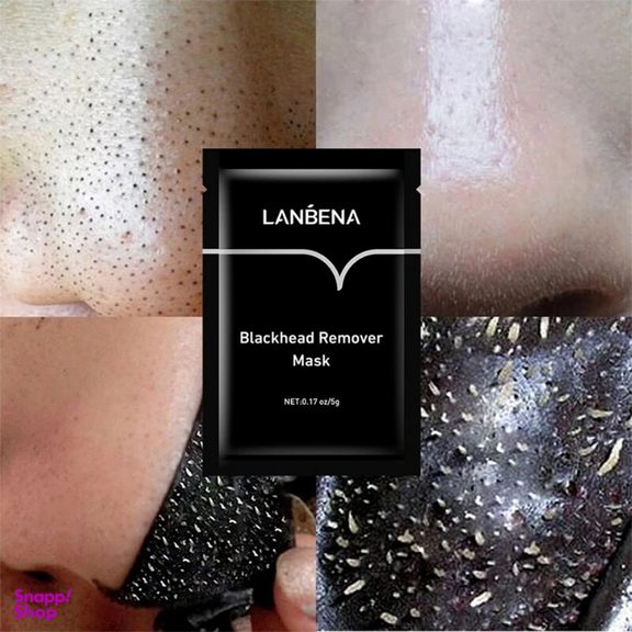 ماسک ورقه ای بینی لانبنا مدل کربن فعال مجموعه 5 عددی