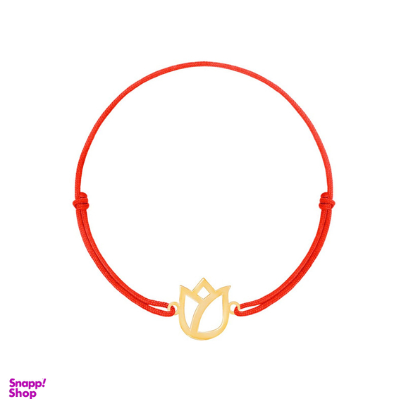 دستبند طلا 18 عیار زنانه پرسته مدل گل لاله