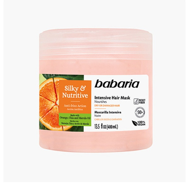 ماسک مو گیاهی مدل nutritive and repair باباریا حجم 400 میلی لیتر