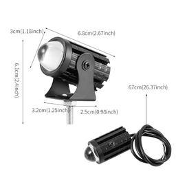 پرژکتور دو کنتاکت خودرو طرح نقطه ای بسته 2 عددی