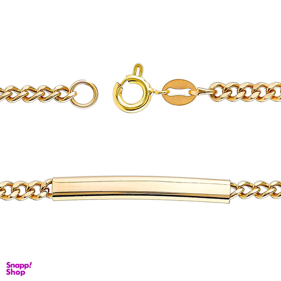 دستبند طلا 18 عیار دخترانه میلی گالری طرح سپاهان کد MT822 سایز 13 سانتی متر