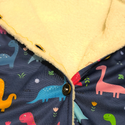 کاپشن دخترانه طرح دایناسور کد 128