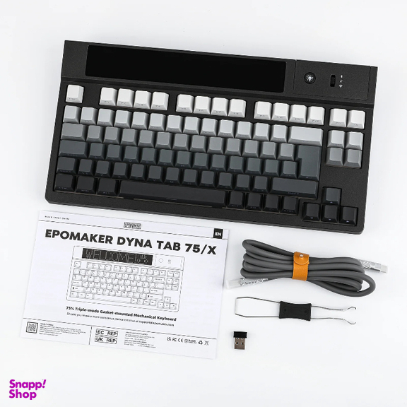 کیبورد بی سیم مخصوص بازی ایپومیکر مدل Epomaker DynaTab 75X