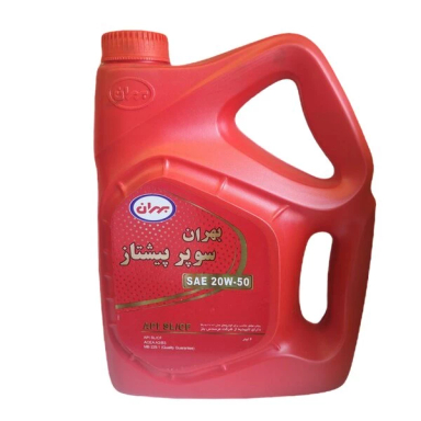 روغن موتور بهران سوپر پیشتاز مدل 20W-50 کد 39 حجم 4 لیتر