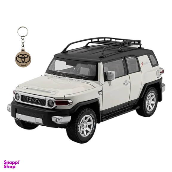 ماکت ماشین ناب سل مدل تویوتا اف جی کروز فلزی TOYOTA FJ CRUISERبه همراه جاسوییچی