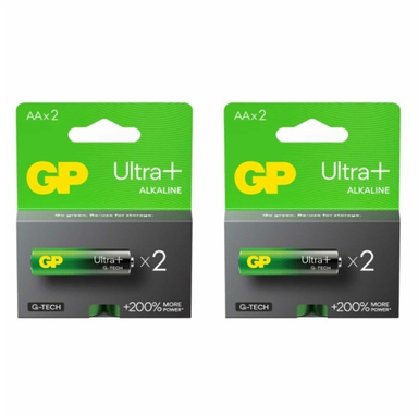باتری قلمی آلکالاین جی پی +Ultra مدل AA.LR6 بسته 2 عددی