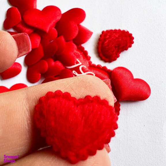 قلب تزئینی طرح میکس مجموعه 50 عددی