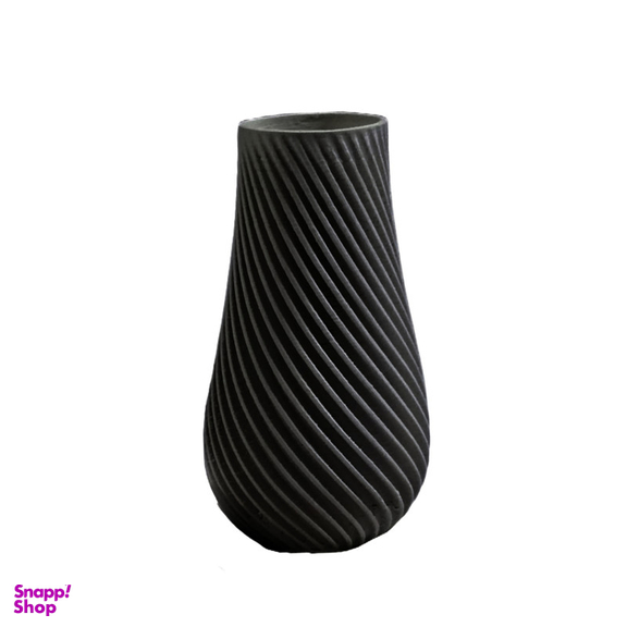 گلدان بتنی مدل شیار دار