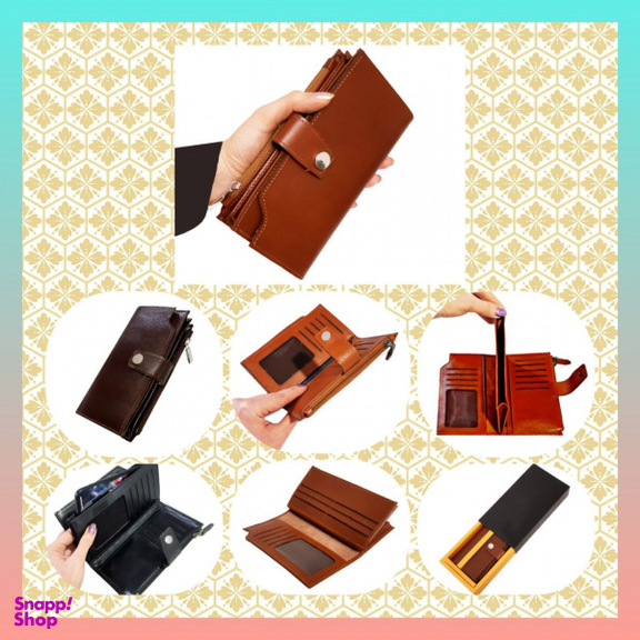 کیف پول مردانه چرم طبیعی گاوی مدل سینا
