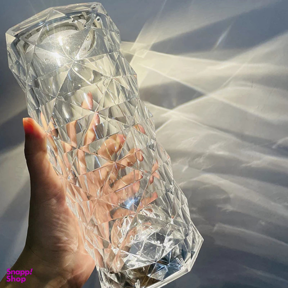 آباژور رومیزی مدل رز کریستالی