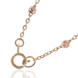 گردنبند طلا 18 عیار زنانه داریم مدل گوی و دختر