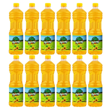 روغن مایع مخلوط آفتابگردان ویسپو حجم 900 سی سی بسته 12 عددی