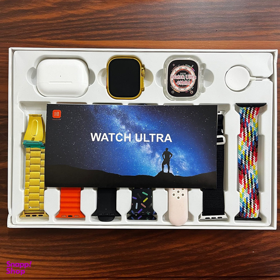ساعت هوشمند مدل Airpods Pro 2 + i20 ULTRA به همراه هدفون