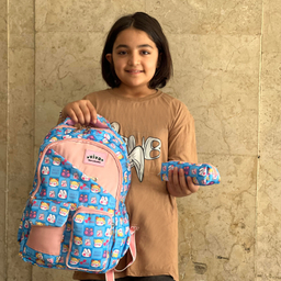 کوله پشتی مدرسه ای مدل VIVA3940 به همراه جامدادی