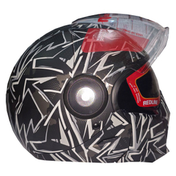 کلاه کاسکت ردلاین مدل فک جدا عینک دار کد RE_976_6