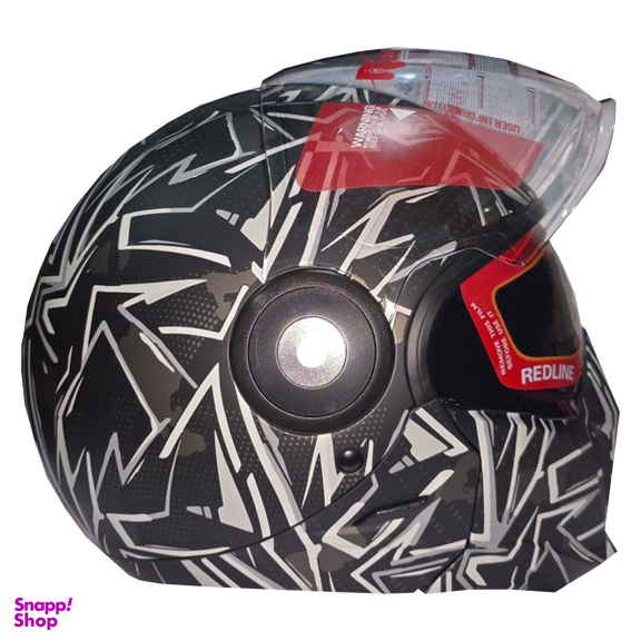 کلاه کاسکت ردلاین مدل فک جدا عینک دار کد RE_976_6