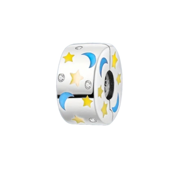 آویز نقره زنانه پاندورا مدل Night Star Clip Charm 65272