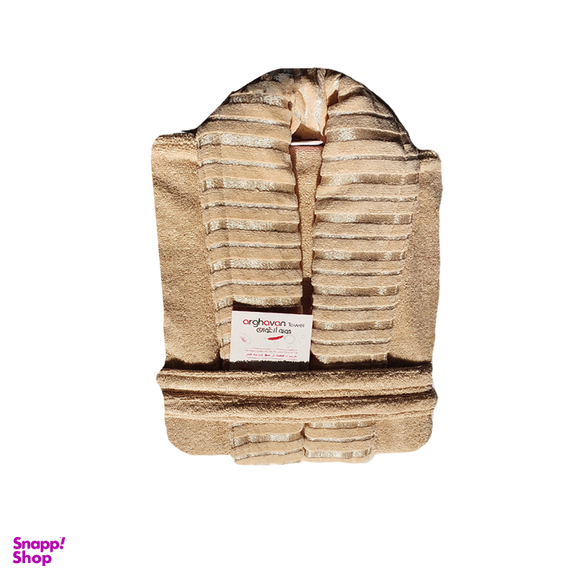 حوله پالتویی ارغوان طرح نارسیس سایز 125